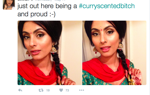 Thoughts on being a #curryscentedbitch