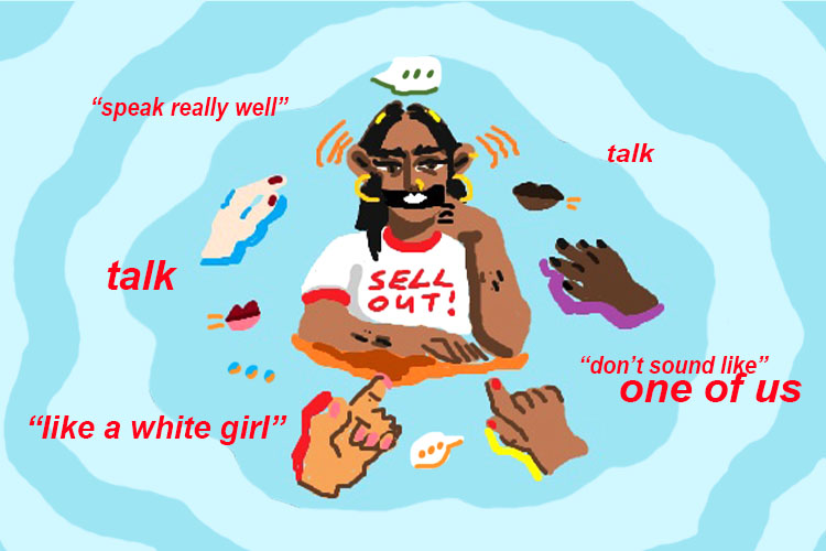 ‘You talk like a white girl’
