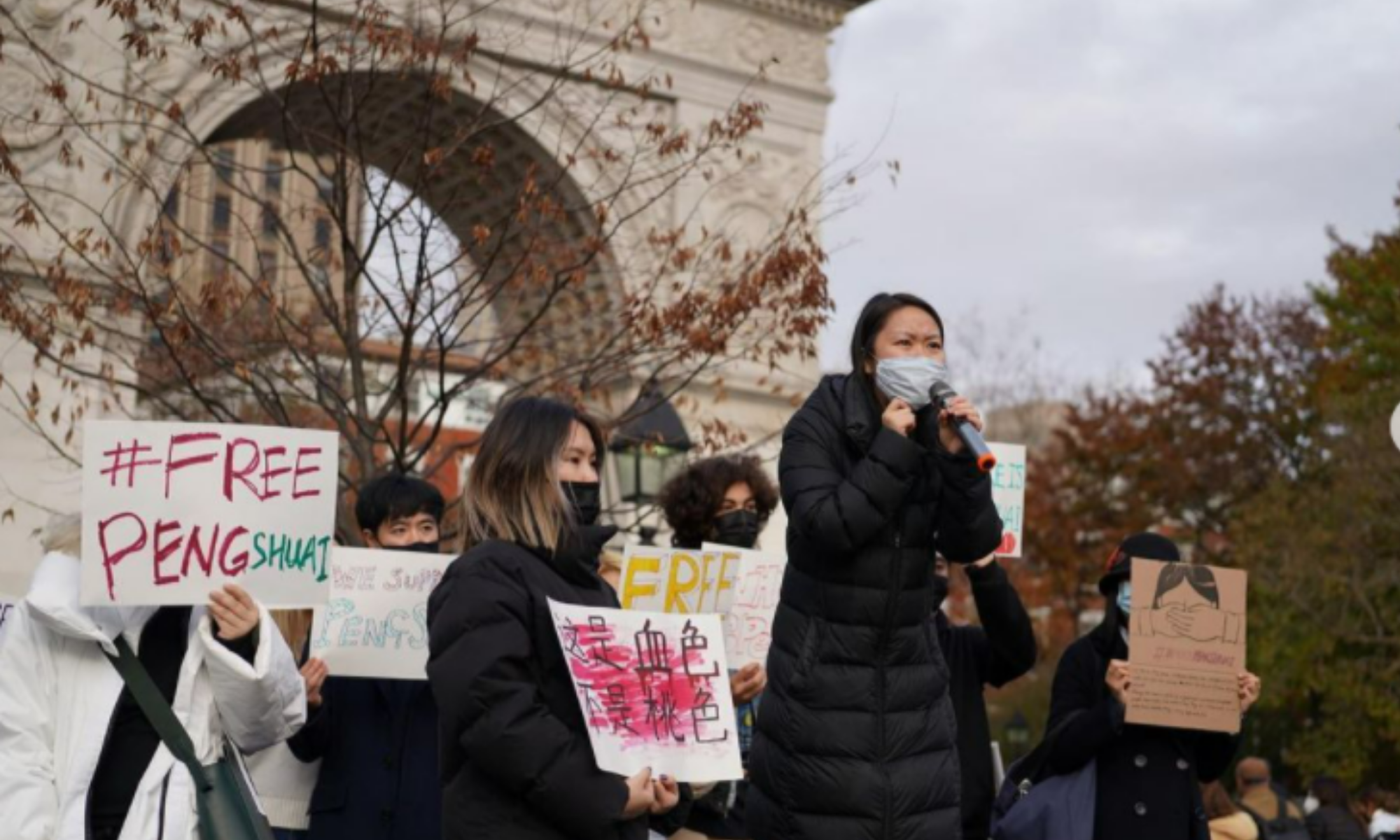 Facing censorship at home, Chinese feminists are sounding the alarm over Peng Shuai abroad