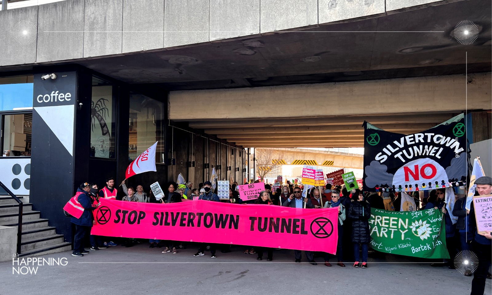 ‘It’s a money grab’: Newham sees hundreds protest to stop the Silvertown Tunnel