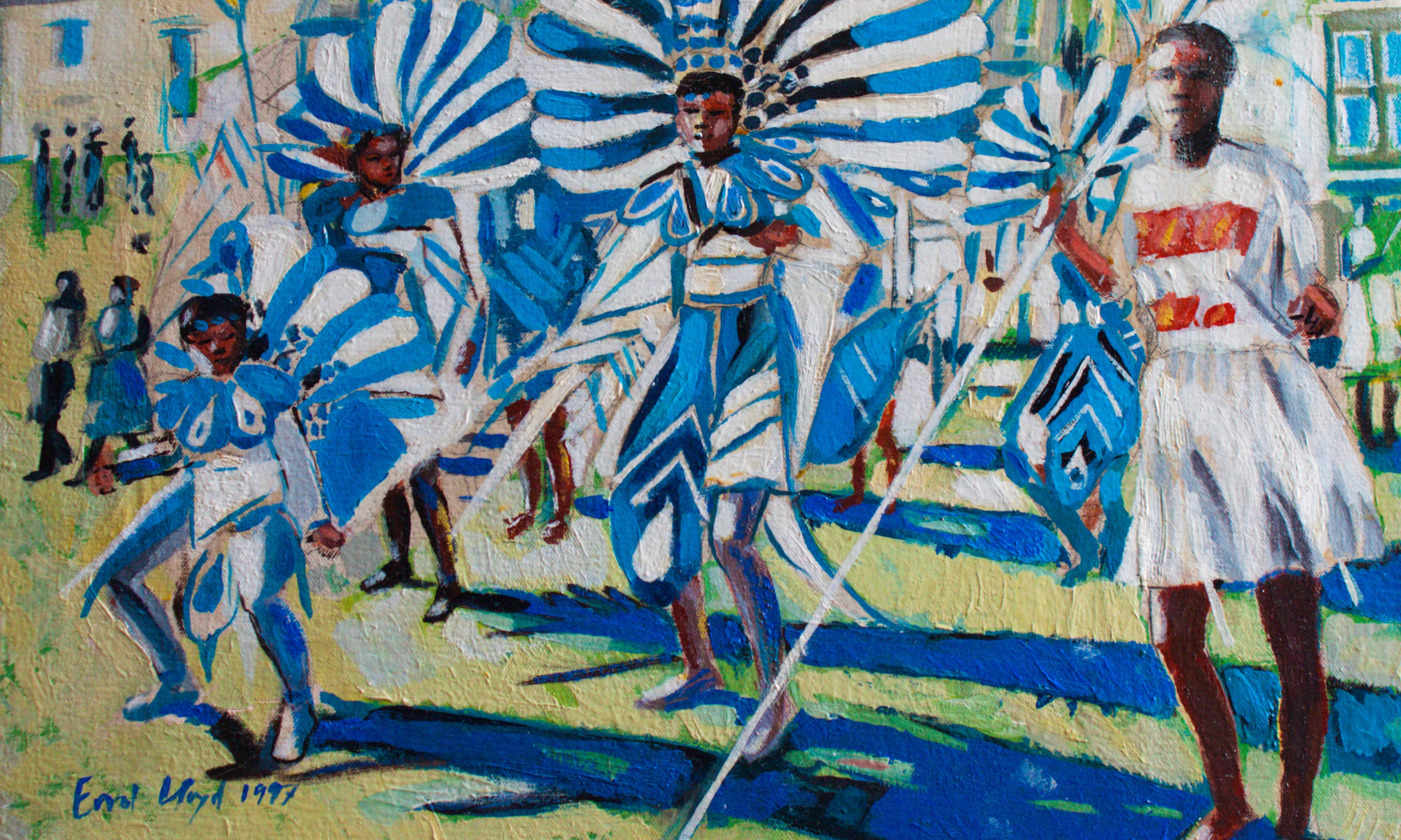 See three Caribbean painters bring the folklore of Carnival to Cambridge
